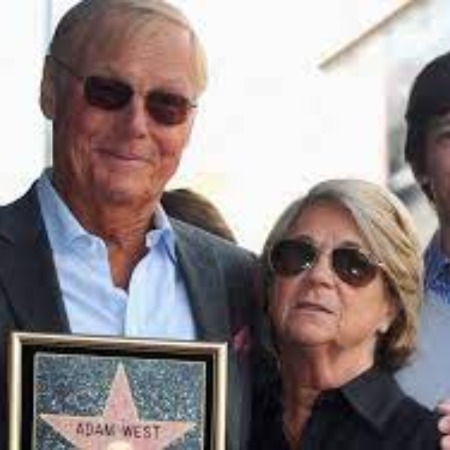 Marcelle Tagand Lear with her late husband Adam West.